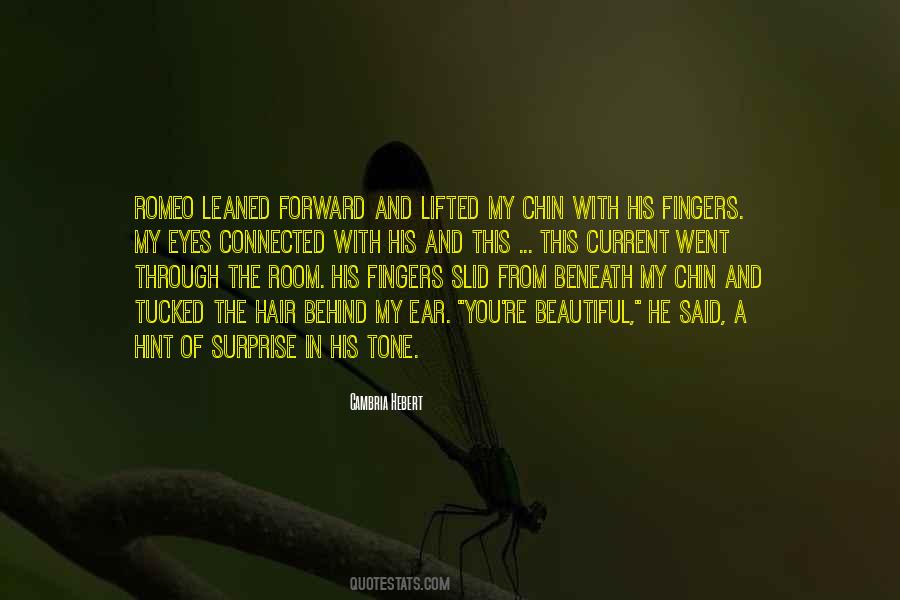 Fingers In Hair Quotes #818861