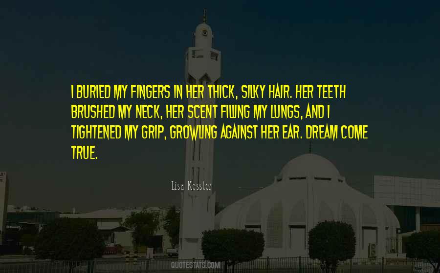 Fingers In Hair Quotes #82303