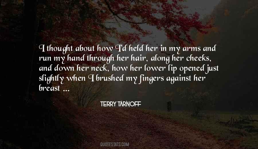 Fingers In Hair Quotes #93170