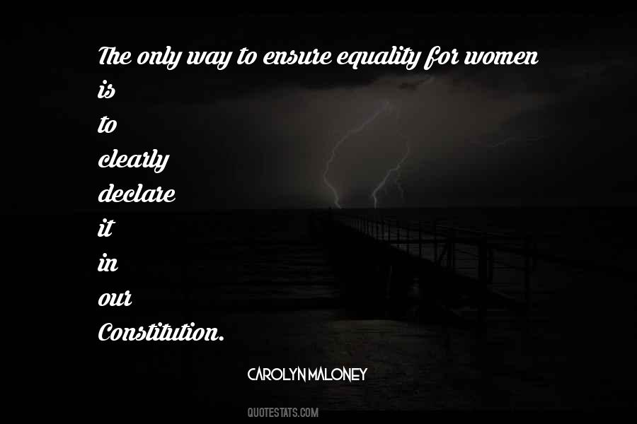 Equality For Women Quotes #924366