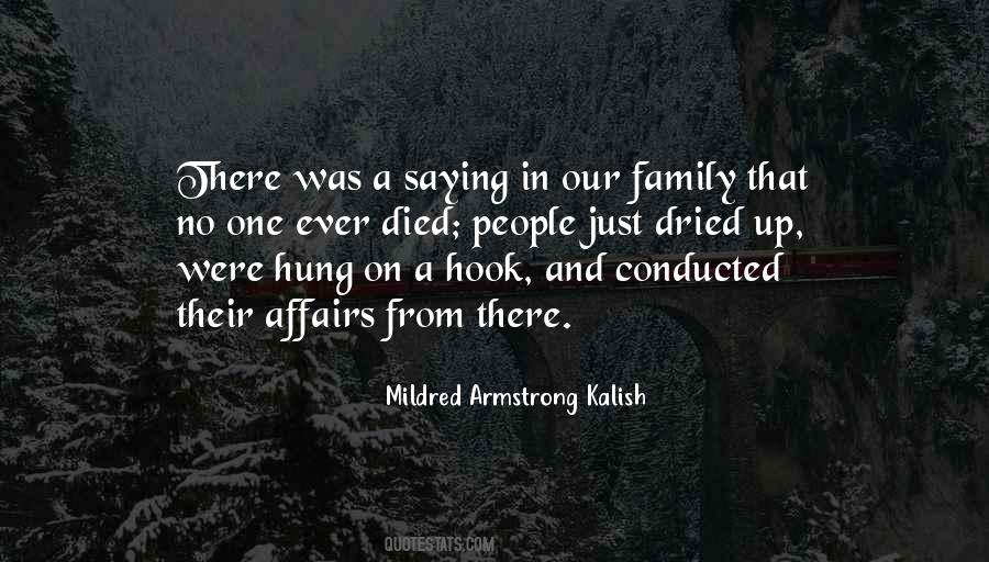 Family Died Quotes #1166890