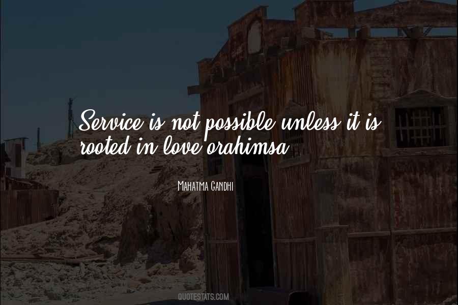 Love Service Quotes #342758