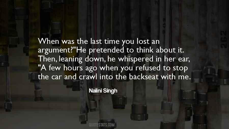 You Think About Me Quotes #113298