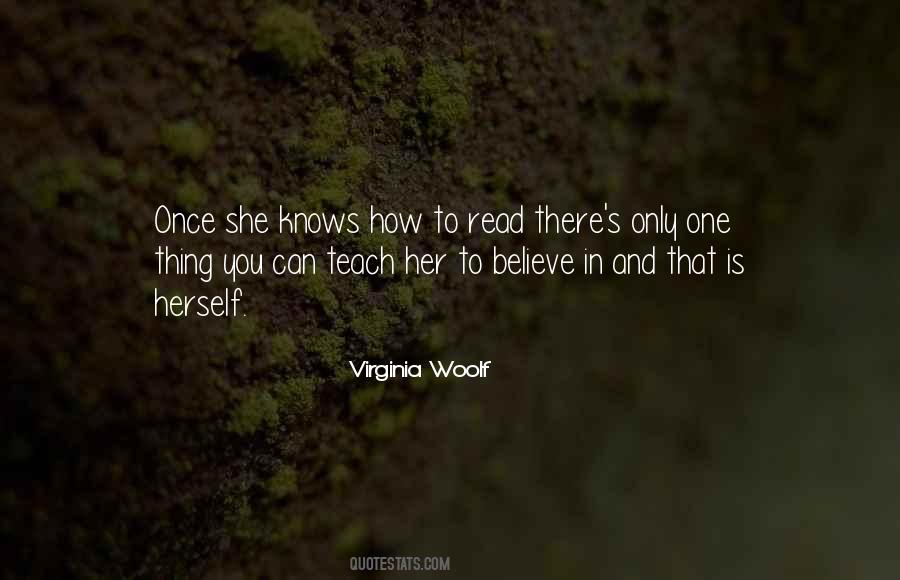 She Knows Herself Quotes #242687