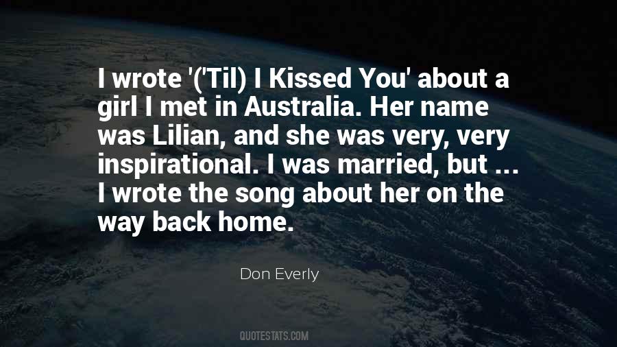 On The Way Back Home Quotes #802832