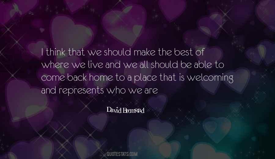 On The Way Back Home Quotes #98144