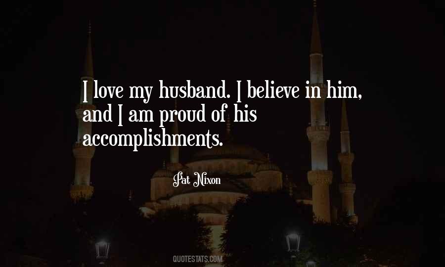 I Am Proud Of My Husband Quotes #880584