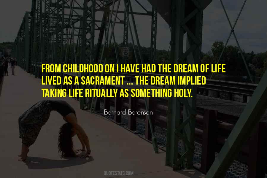 Dream Of Life Quotes #921771