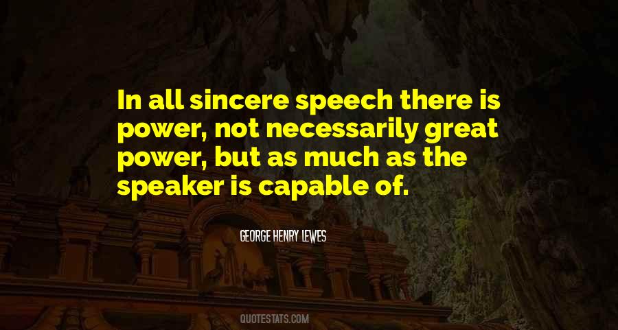 Power Speech Quotes #238390