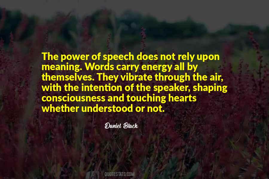 Power Speech Quotes #306174