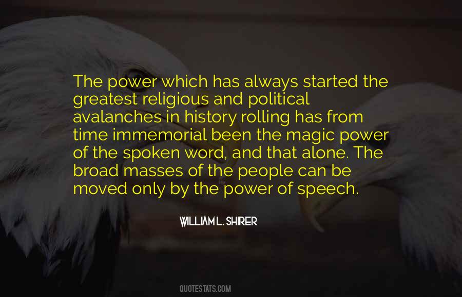 Power Speech Quotes #986606
