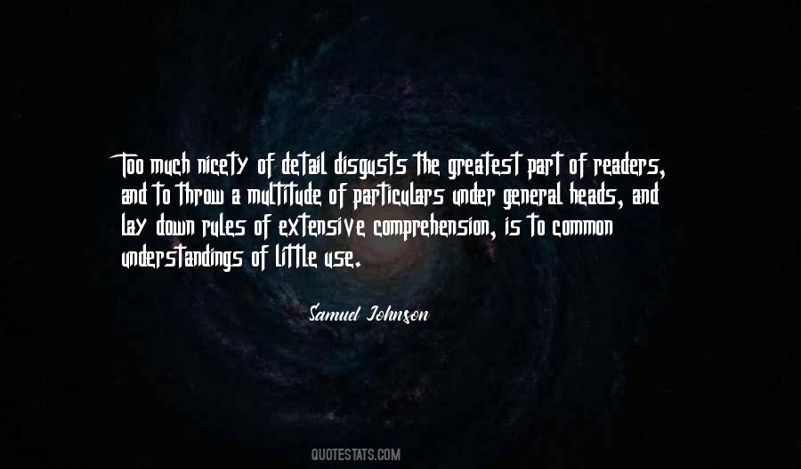 Too Much Understanding Quotes #239347