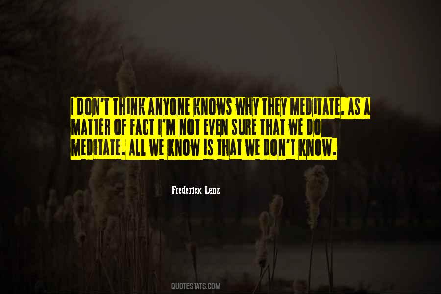Why Do I Matter Quotes #1448434