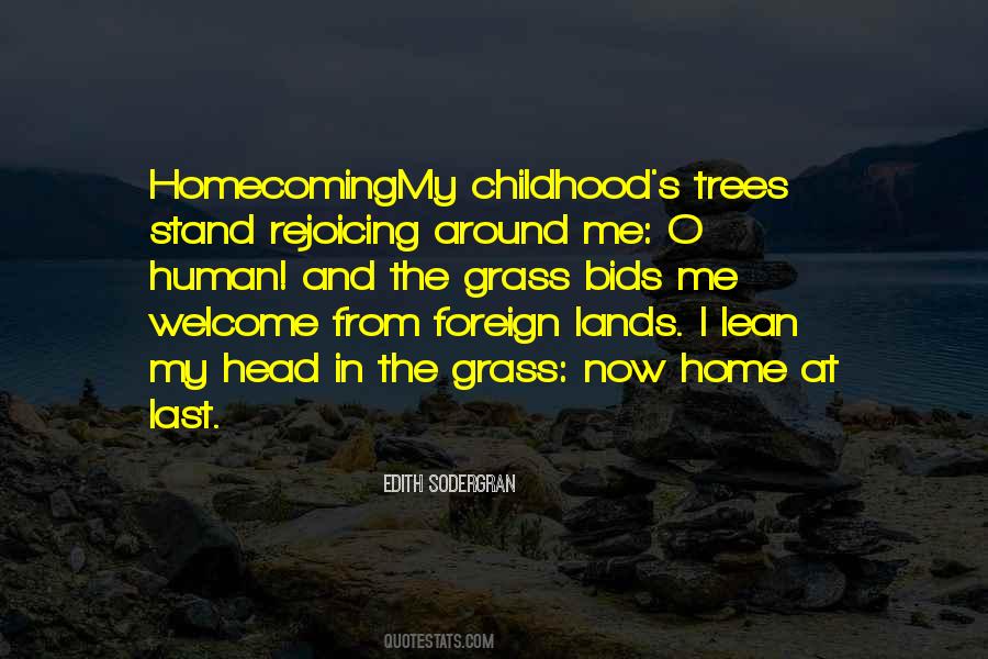 My Childhood Home Quotes #1590780