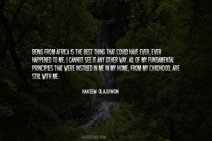 My Childhood Home Quotes #587779