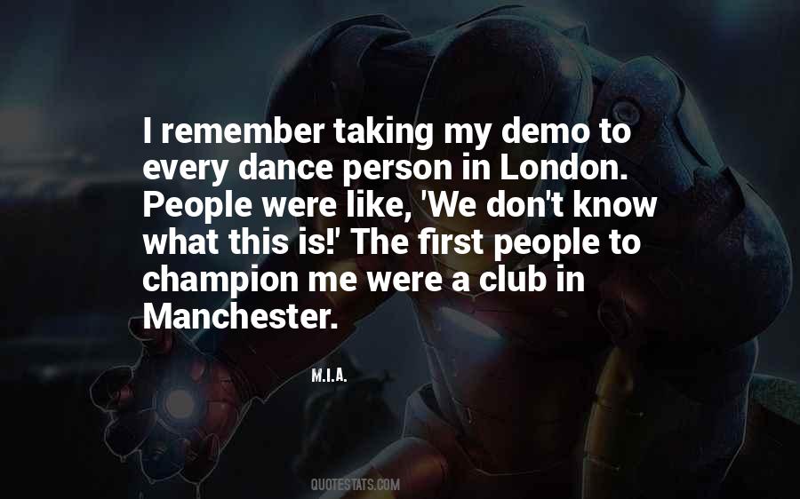 Dance Club Quotes #1453414