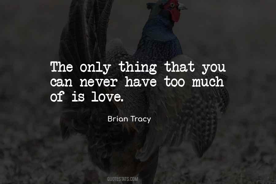 Too Much Love You Quotes #675832