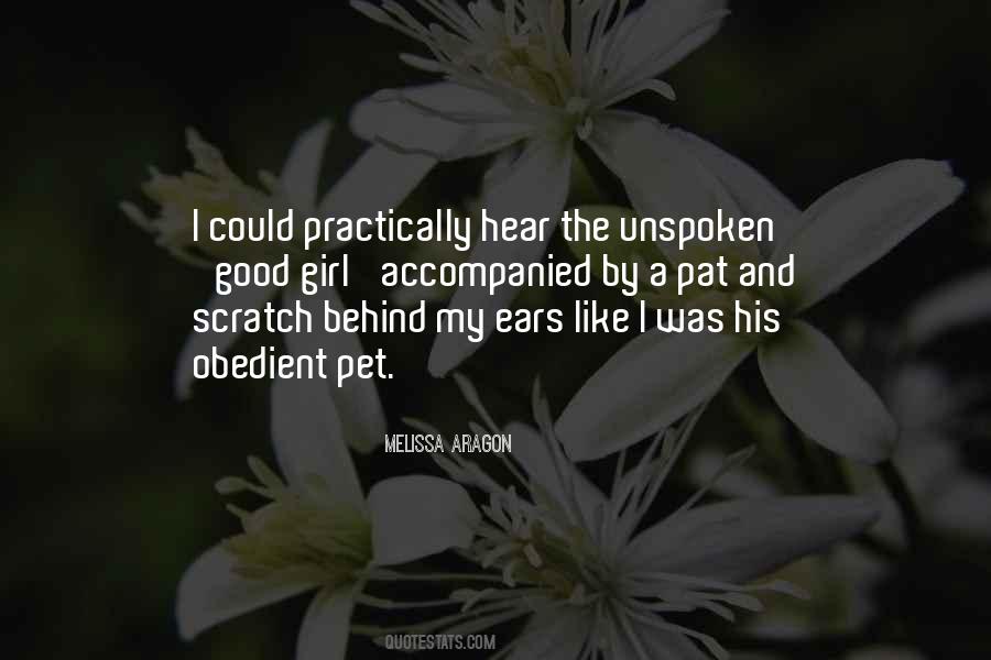 I Was A Good Girl Quotes #338895