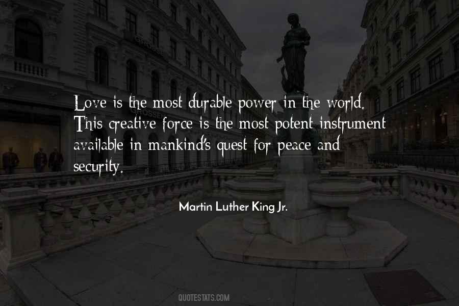 Quotes About Power Peace #1639520