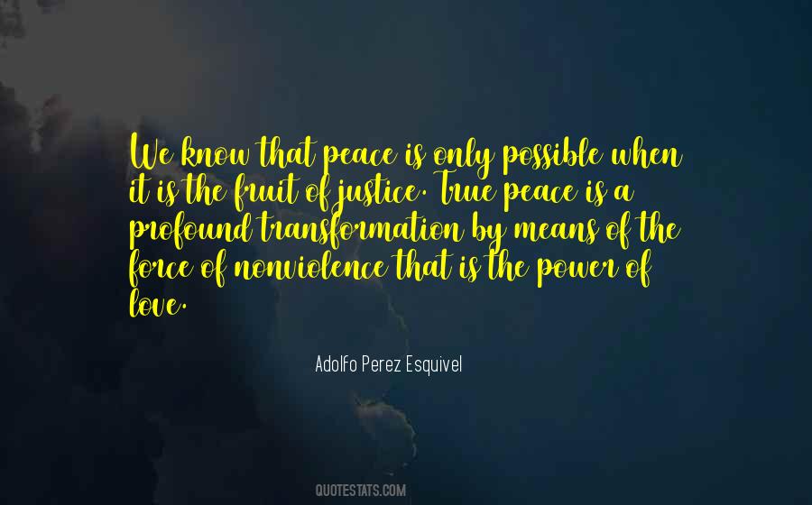 Quotes About Power Peace #944059