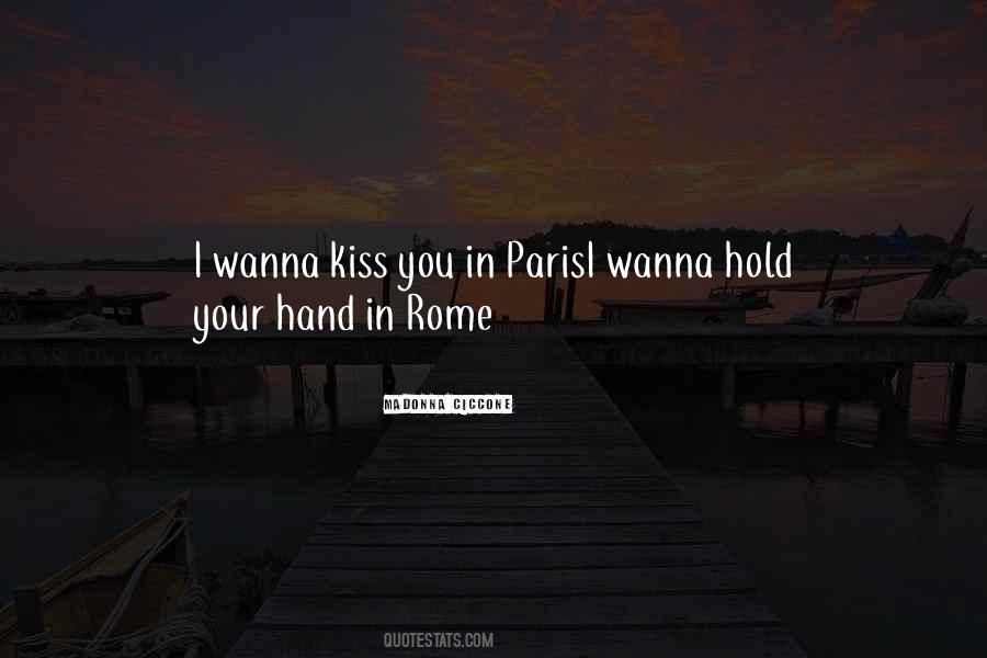 Kissing Your Hand Quotes #416775