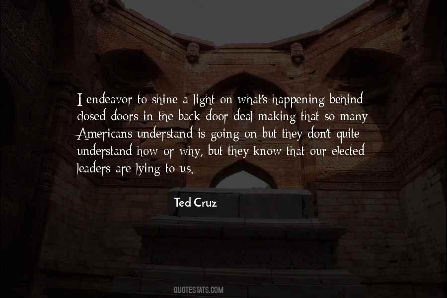 Quotes About Behind Closed #122768