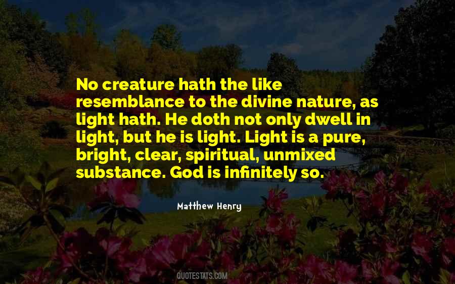 Light In Nature Quotes #226781