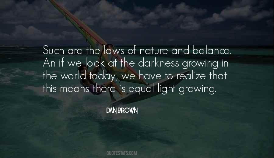 Light In Nature Quotes #56230