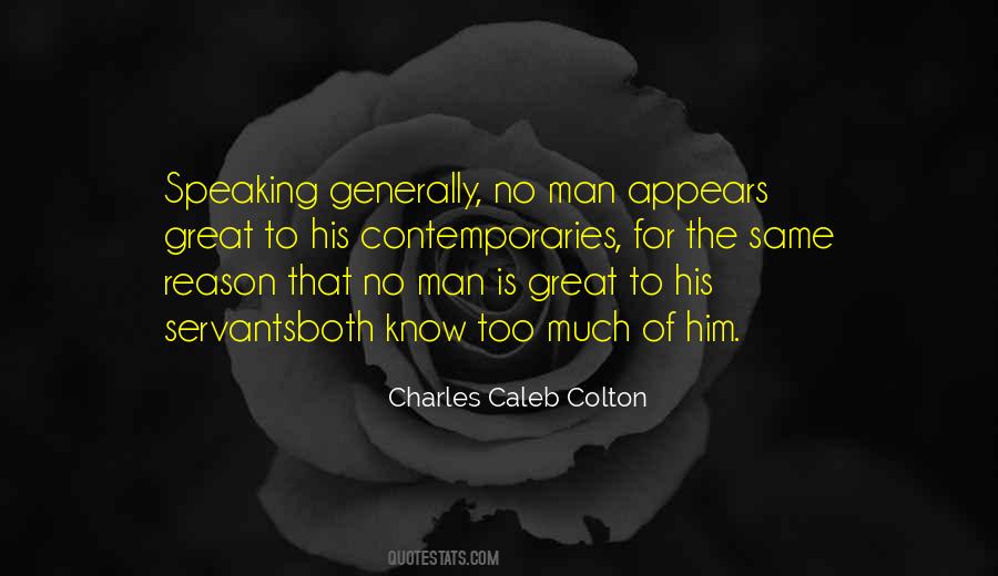 Great Is The Man Quotes #312295