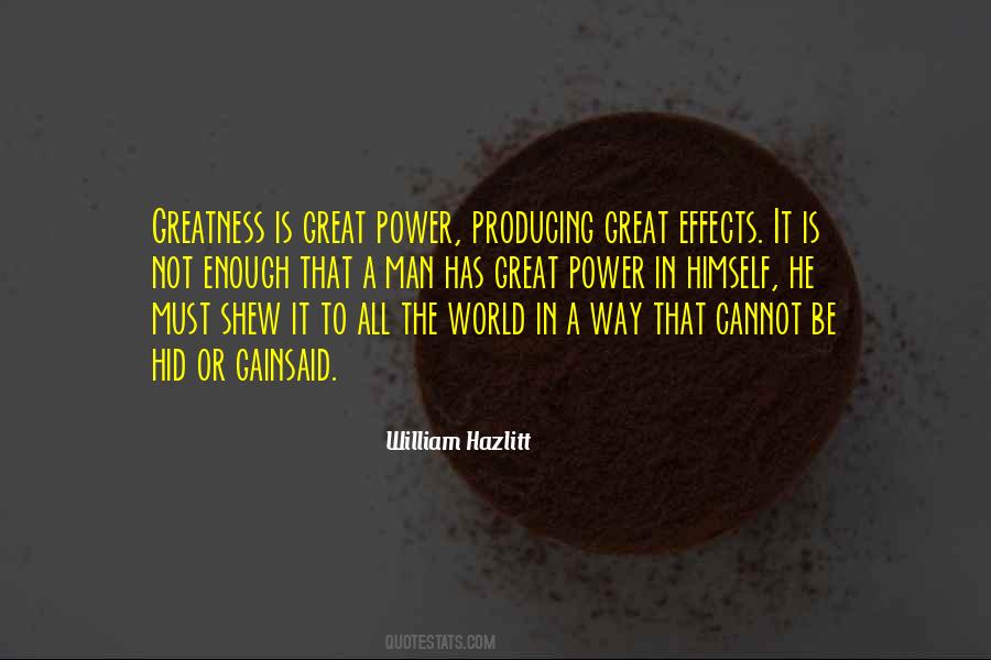 Great Is The Man Quotes #528951