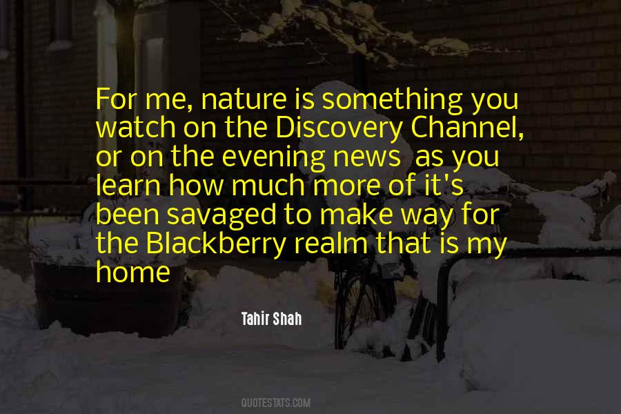 Nature Home Quotes #1234254