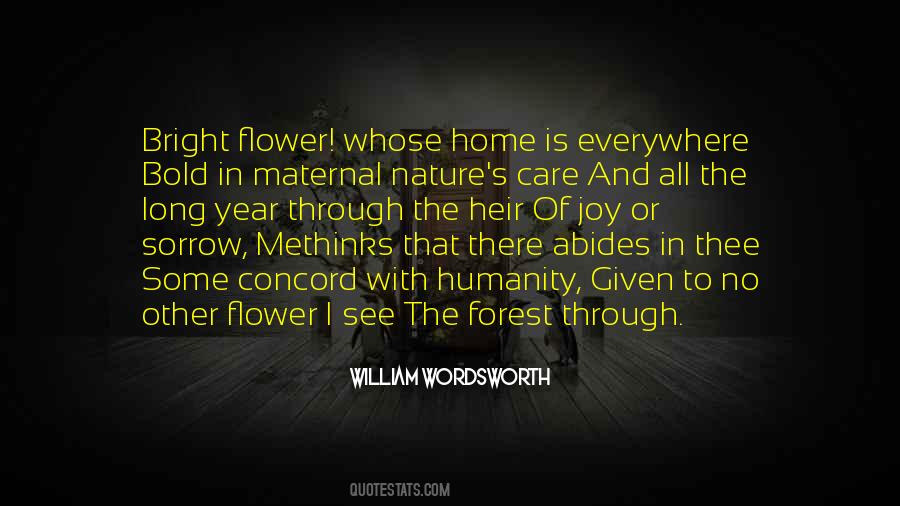 Nature Home Quotes #1628878