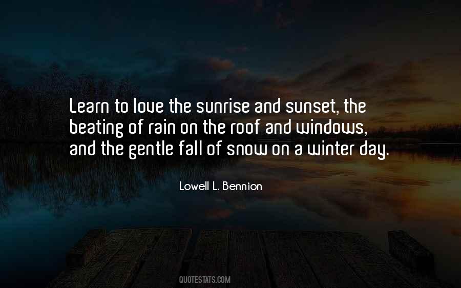 Love Snow Quotes #1806478