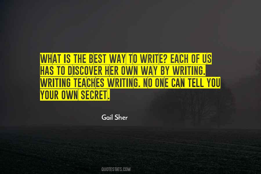 Best Way To Write Quotes #1595528
