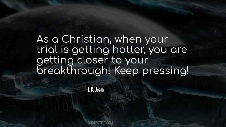 Breakthrough Christian Quotes #1026647