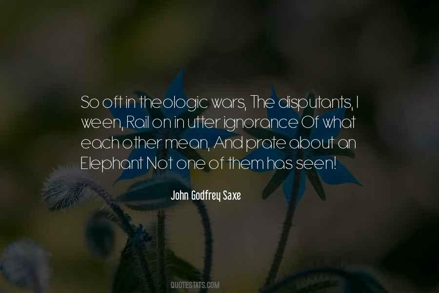 Religious Ignorance Quotes #369011