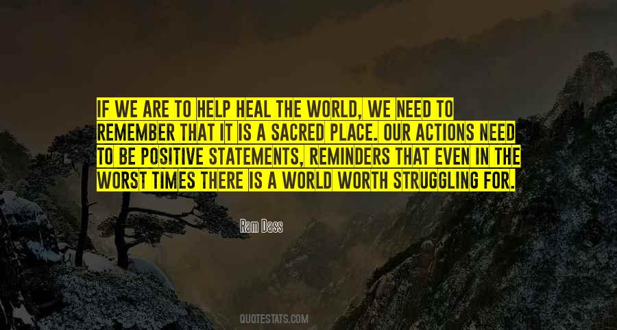 Need To Be Positive Quotes #456837