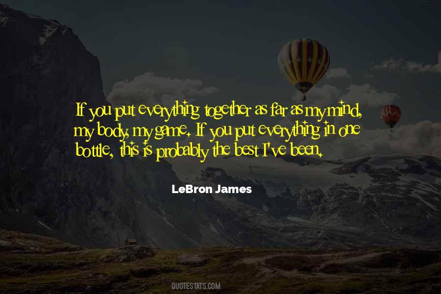 Best In The Game Quotes #1144442
