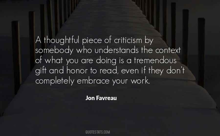 Embrace Your Work Quotes #859929