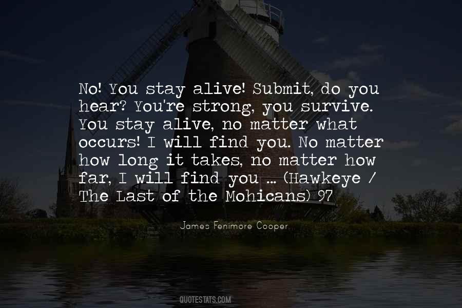 Quotes About You Survive #1210835