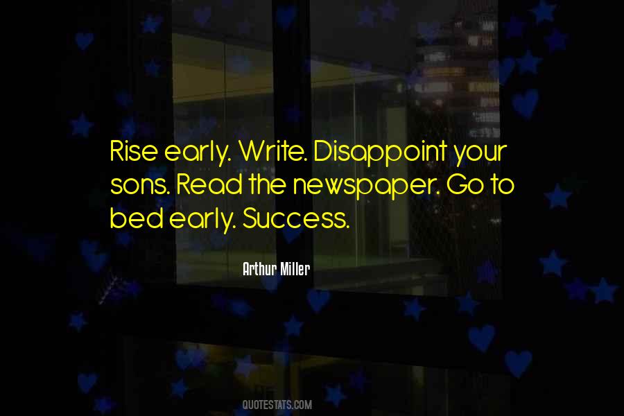 Early To Bed And Early To Rise Quotes #1485801