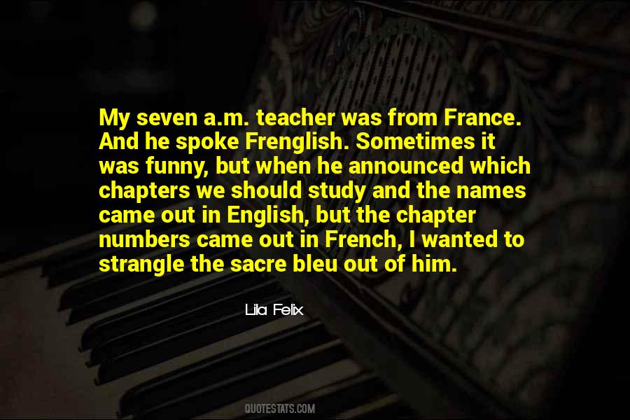 Funny English Teacher Quotes #1129448