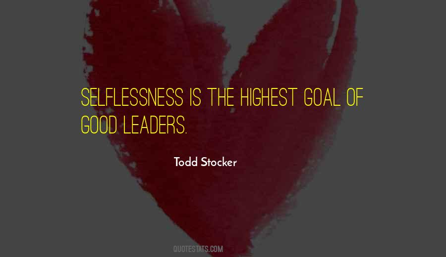 Goals Leaders Quotes #735120