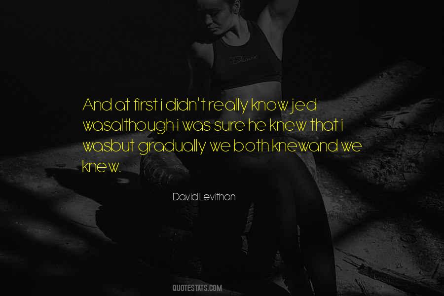 We Both Knew Quotes #882501