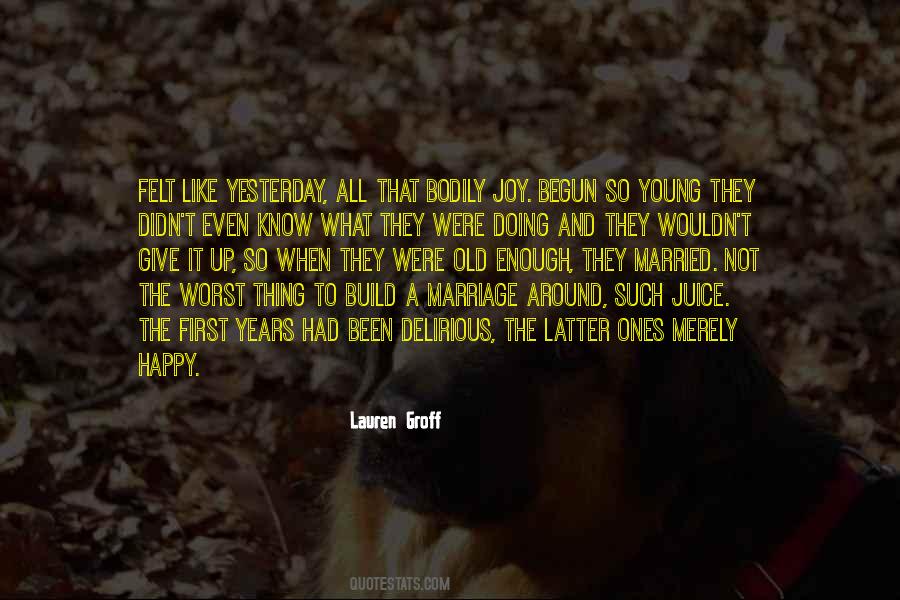 Be Happy With Yourself First Quotes #152948