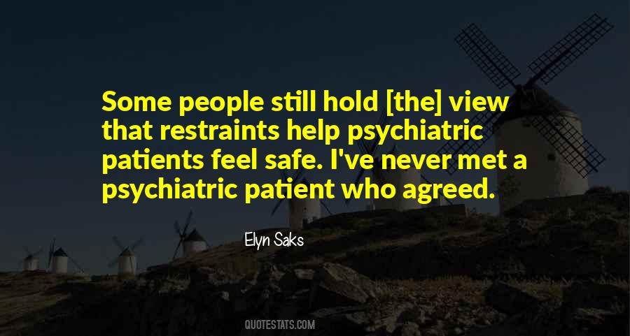 Psychiatric Patient Quotes #918873
