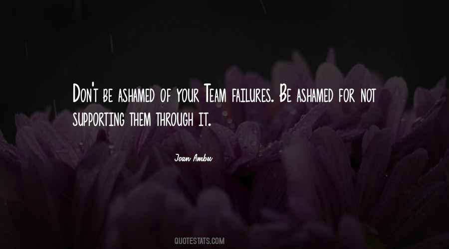 Supporting The Team Quotes #435047