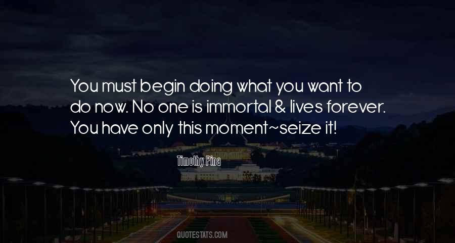 Begin It Now Quotes #534776