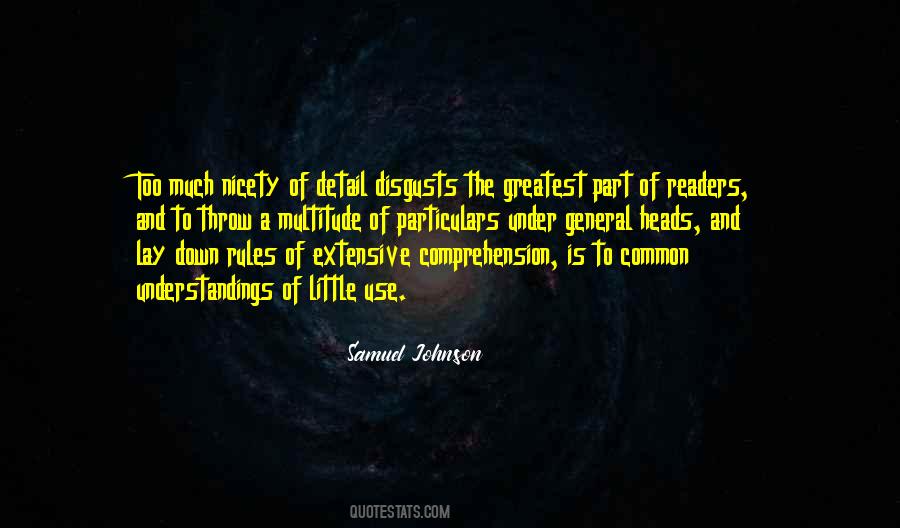 Too Understanding Quotes #239347