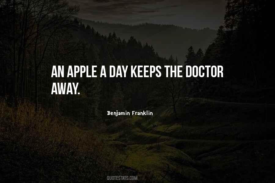 Apple Doctor Quotes #377325